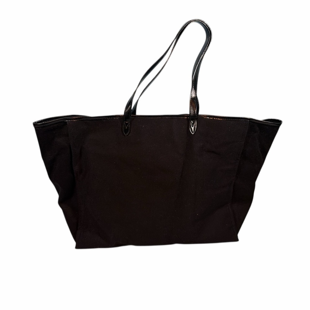 Victoria's Secret Large Tote Bag Weekender Black Sequined Reusable Bag - Picture 5 of 8